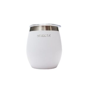 MATE 240ML DOBLE PARED BLANCO AQUA SELECTA