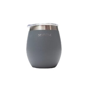MATE 240ML DOBLE PARED GRIS AQUA SELECTA