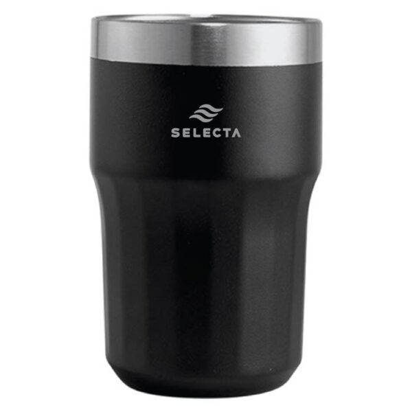 VASO TERMICO DE CERVEZA D. PARED 384ML PINT NEGRO