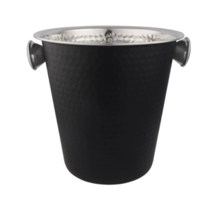 CHAMPAGNERA ACERO INOX 21CM EXTERIOR NEGRO MATE